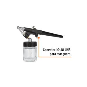AEROGRAFO TRUPER DEPOSITO ABAJO 15 ML. BOQ. 0.8 MM. AERO-8