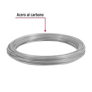 ALAMBRE GALVANIZADO FIERO N° 12 ROLLO 1KG. - 27 MT. APROX
