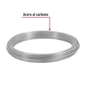 ALAMBRE GALVANIZADO FIERO N° 14 ROLLO 1KG. - 46 MT. APROX