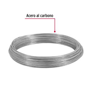 ALAMBRE GALVANIZADO FIERO N° 16 ROLLO 1KG. - 61 MT. APROX