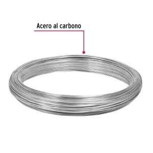 ALAMBRE GALVANIZADO FIERO N° 18 ROLLO 1KG. - 119 MT. APROX