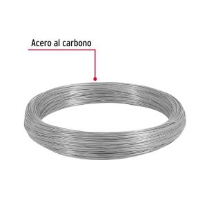 ALAMBRE GALVANIZADO FIERO N° 20 ROLLO 1KG. - 279 MT. APROX