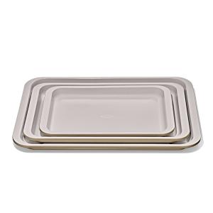 ASADERA OXO SET DE 3 UN. ANTIADHERENTES RECTANGULARES