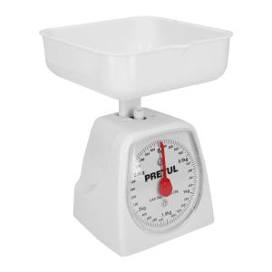 BALANZA PRETUL PLASTICA CON BANDEJA HASTA 3 KG.