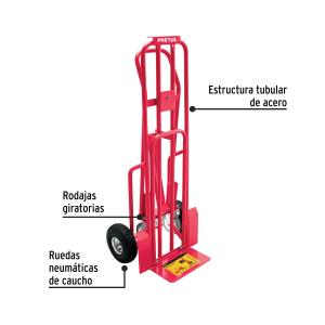 CARRO DE CARGA PRETUL 3 EN 1 CARGA MAXIMA 270 KG.