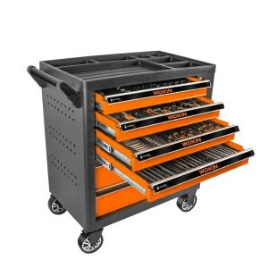 CARRO DE TALLER WOKIN INDUSTRIAL 6 CAJONES CON RUEDAS 163 PZ
