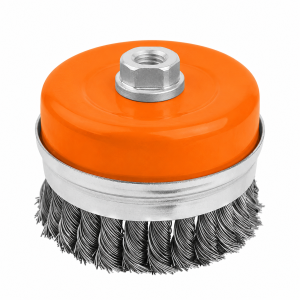 CEPILLO COPA WOKIN INDUSTRIAL ACERO TORNEADO USO RUDO 100 MM