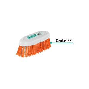 CEPILLO DE LIMPIEZA KLINTEK CERDA PLASTICA OVALADO CELI-20