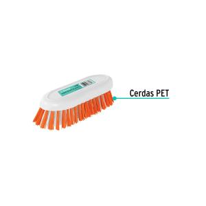 CEPILLO DE LIMPIEZA KLINTEK CERDA PLASTICA OVALADO CELI-30
