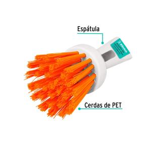 CEPILLO DE LIMPIEZA KLINTEK CERDA PLASTICA REDONDO