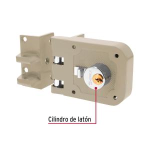 CERRADURA SOBREPONER HERMEX PUERTA CORRE. IZQUIERDA - CS-95I