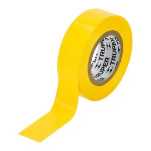 CINTA AISLADORA TRUPER TUBO DE 8 UN. 19 MM. X 9 MT. AMARILLA