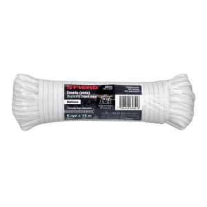 CUERDA FIERO DE POLIESTER BLANCA 5 MM. X 15 MT.