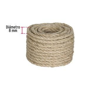 CUERDA SISAL FIERO 8 MM. OVILLO DE 15 METROS
