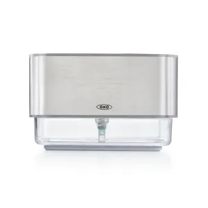 DISPENSADOR DE JABON OXO PARA COCINA ACRILICO Y ACERO INOX.