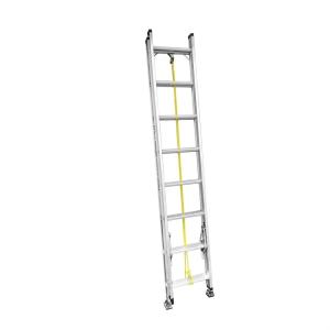 ESCALERA DE ALUMINIO WOKIN 2 TRAMOS 16 ESCALO. HASTA 150 KG.