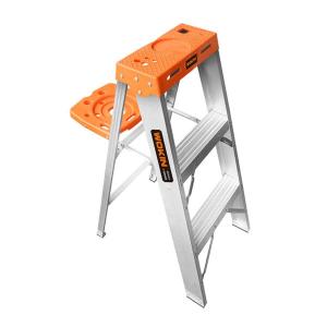 ESCALERA DE ALUMINIO WOKIN FAMILIAR 5 ESCALO. HASTA 150 KG.