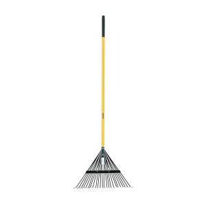 ESCOBA DE JARDIN TRUPER METALICA CON CABO 24 DIENTES