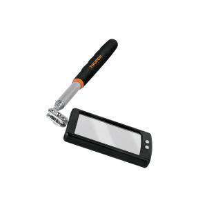 ESPEJO TRUPER TELESCOPICO HASTA 77 CM. CON LUZ LED ESP-TELR