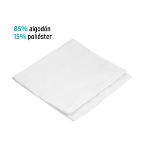 FRANELA DE ALGODON KLINTEK BLANCA 100 X 50 CM. FRA-1B