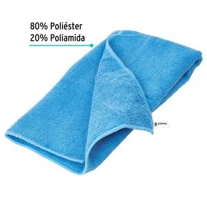 FRANELA DE MICROFIBRA KLINTEK CELESTE 40 X 40 CM. MIC-40