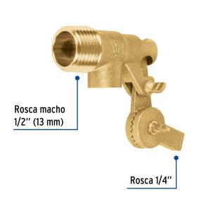 GRIFO PARA CISTERNA FOSET DE BRONCE 1/2” VAFLO-1/2