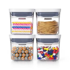 JUEGO DE CONTENEDORES OXO 4 UN. CON TAPA POP PLASTICA MINI