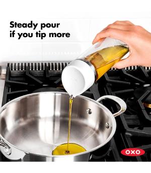 JUEGO OXO ACEITERA Y VINAGRERA DE VIDRIO