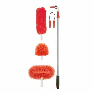 LIMPIADOR DE ALTURA OXO EXTENSIBLE ARTICULABLE CON PLUMERO