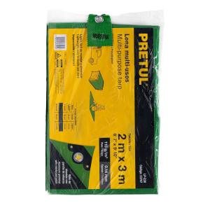 LONA PRETUL DE POLIETILENO VERDE 2 X 3 MT. (110 GR/MT2)