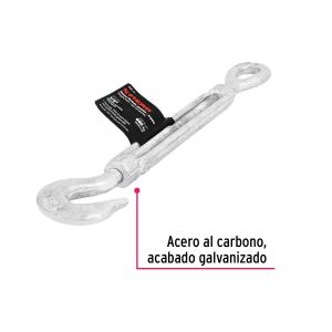 TENSOR FIERO ACERO FORJADO OJO Y GANCHO 1/2" HASTA 680 KG.