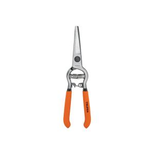 TIJERA TRUPER VENDIMIA DE ACERO FORJADO PUNTAS CURVAS 20 CM.