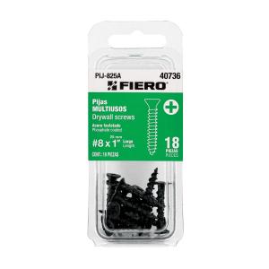 TORNILLO PARA MADERA FIERO 4.2 X 25 MM. BLISTER 18 UNIDADES
