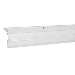 ZOCALO AUTOMATICO HERMEX DE ALUMINIO BLANCO P/PUERTA 90 CM.